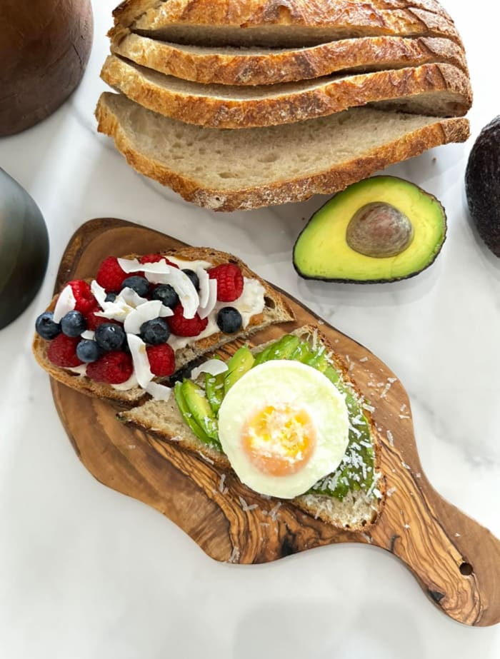 Sweet and savory toast